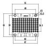 Buy cheap UV Diode 51*45mm 392W 385nm 395nm 405nm 15-18W/Cm² LED UV Module For Printing Glue Curing from wholesalers