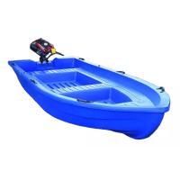Buy cheap Double Deck 4 Meter PE Plastic Rowing Boat Capacity 1250KG product