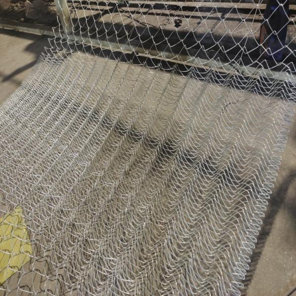 Buy cheap Hot Dip Galvanizing 4.5mm Chain Mesh Fencing Silver For Industrial Residential from wholesalers