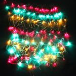 Flat emitting 220v fairy christmas led lights net CE ROHS approval