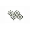 Buy cheap Water Resistant Black Mosaic Tile Hand Detailed Look Long Lasting Durability from wholesalers