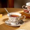 Buy cheap Red Ceramic Cup Saucer Set 200ml For Hot Drinks At Party Occasions from wholesalers