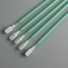 Buy cheap Long Handle Knitted Polyester Tip Cleanroom Swab Lint Free from wholesalers