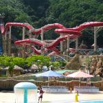 Water Theme Park Equipment Fiberglass Adult Slide Water Roller Coaster
