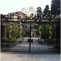 Buy cheap Heat Treated Wrought Courtyard Iron Gates For Garden School Home Courtyard product