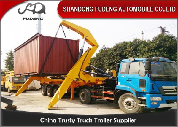 Buy cheap 40 Foot Container Side Lifter Crane Truck Trailer Heavy Load Capacity from wholesalers