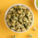 Wholesale Coated Green Peas Crunchy Nut Snack Spicy Wasabi Salted Pea Snacks