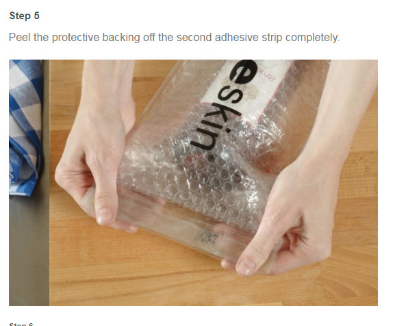 Plastic Protective PVC Air Bag , Heat Seal Clear Wine Bags Eco Friendly