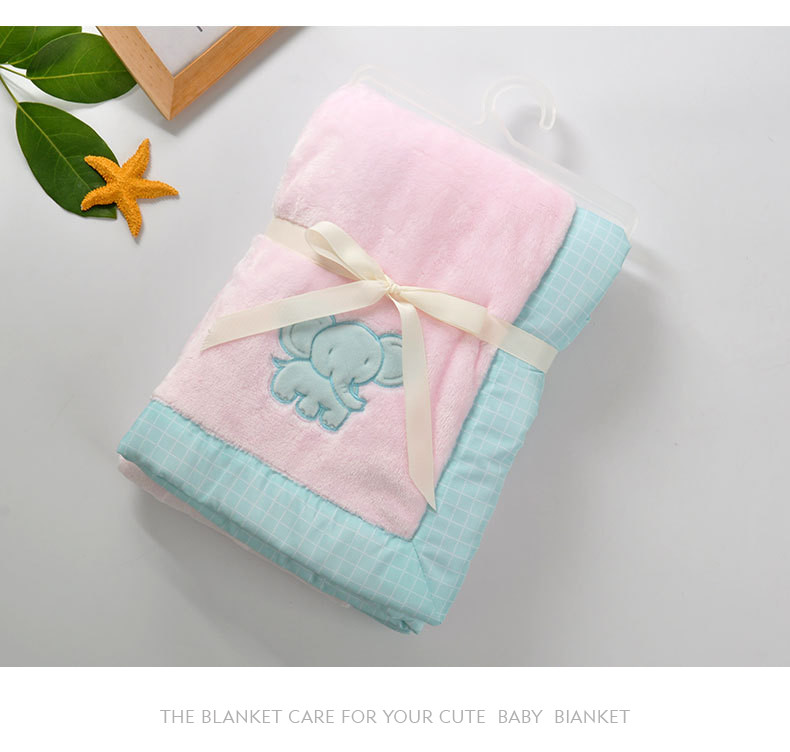 Super Soft And Warm Animal Print Baby Blanket , Kids Flannel Fleece Blanket