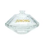 Wholesale High-Grade Glass Perfume Bottles 75ml Shaped Crystal White Glass