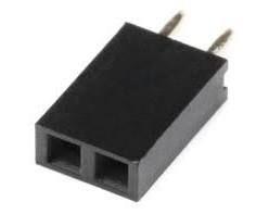 Plastic Height 8.5mm Small Electrical Connectors 2.54mm Single Row Straight