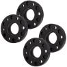 Buy cheap Black Color 1.25 Wheel Spacers 93.1mm Thickness 12mm X 1.5 Studs Aluminum Material from wholesalers