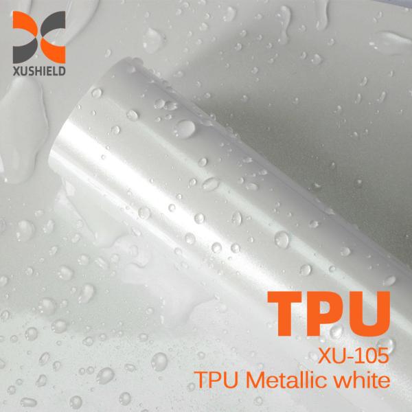 TPU Metallic white TPU colored PPF Film Self healing Grey Wrap Paint Protection