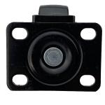 2.5 Inch PU Low Profile Swivel Plate Caster Wheels In Industrial Equipment