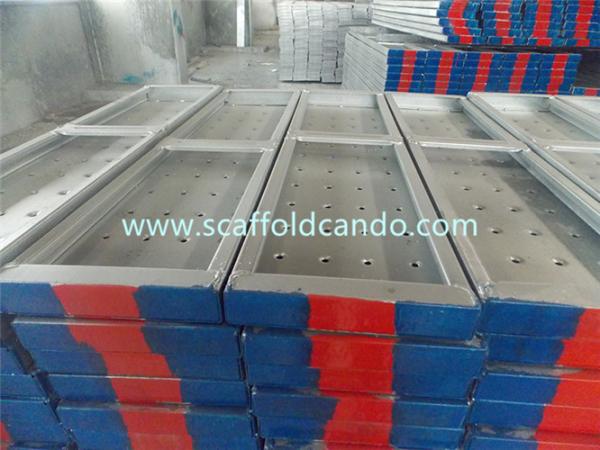 225*38mm galvanized Q195 painting painted scaffolding steel plank, steel board