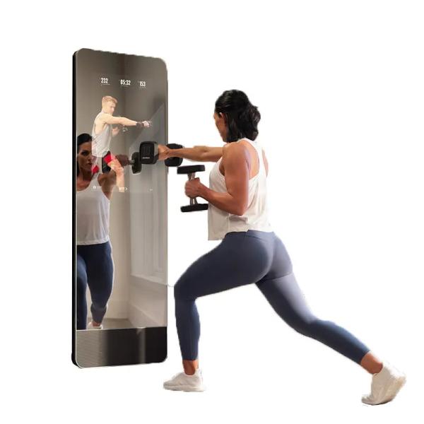 Buy cheap Wall Mounted Smart Fitness Mirror 49 Inch 500cd/M2 For Exercise from wholesalers