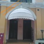 Aluminum Frame Waterproof Customized Size Door Awnings European Style Awning