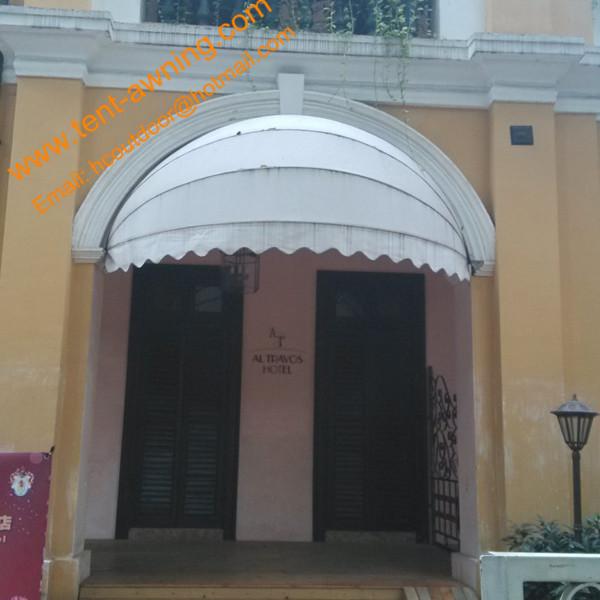 Buy cheap Aluminum Frame Waterproof Customized Size Door Awnings European Style Awning Canopies from wholesalers