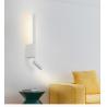 Buy cheap 350 Modern Adjustable Swing Arm Wall Lamp Black White Light for Bedroom Bedside House Reading Living Room Home Hallway from wholesalers