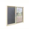 Buy cheap Aluminium Double Glass Sliding Door With Stainless Steel Security Mesh from wholesalers