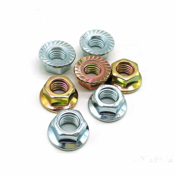 Buy cheap Serrated M18 Galvanized Grade 4 Hex Flange Nuts ISO 4161 from wholesalers
