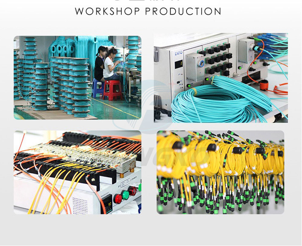 100G OM3 MPO to 8 12 24 Core LC Duplex Multimode Fiber Breakout Cable MTP Fiber Jumper