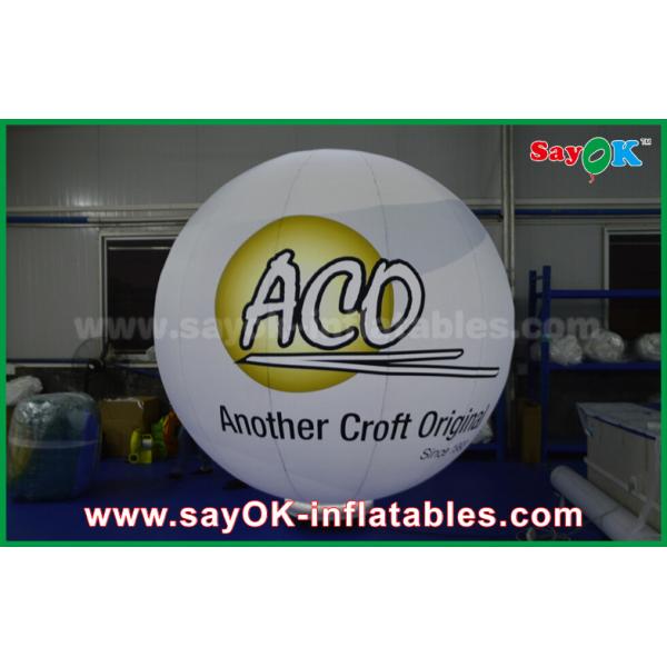 0.2mm PVC Airtight Inflatable Ground Balloons Waterproof With Logo Print
