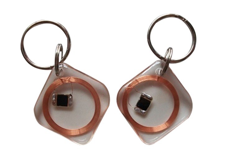 13.56MHz T5577 Chip RFID Key Chain Waterproof Key Fob ISO15693 ISO14443A