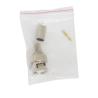 Buy cheap Bayonet Nut Crimp on Male BNC Coaxial Cable Connector 3 Pieces for CCTV Wiring from wholesalers