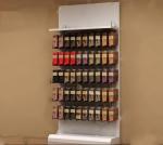 Flexible Design Sports Display Rack Single Side Wall Display Rack For Stockings