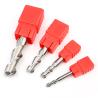 Buy cheap Cnc Flat Carbide End Mill HRC55 Uncoated High Gloss Aluminium Milling Cutter from wholesalers