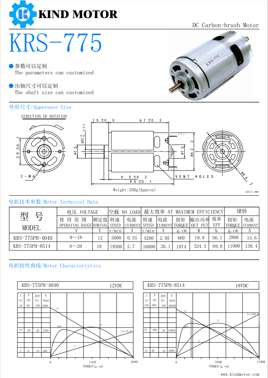 high rpm specifications 12v rs 755vc 755 rs-755 4540 14.4v 18v mabuchi electric dc motor