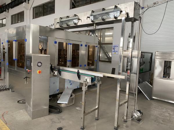 Buy cheap 12000BPH Glass Bottle Full Automatic Water Bottle Filling Machine from wholesalers
