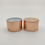 Anodized Aluminum Double Wall Cap , Rose Golden 24 410 Bottle Cap