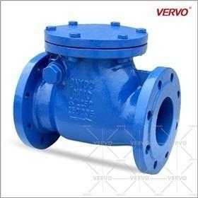 DIN3356 Cast Iron Swing Type Check Valve 4 Inch GJL250 DN100 RF Flanged Full