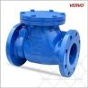 Buy cheap DIN3356 Cast Iron Swing Type Check Valve 4 Inch GJL250 DN100 RF Flanged Full Bore from wholesalers