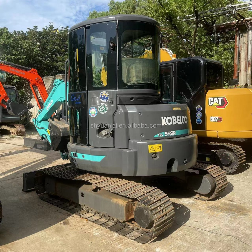 Precision Transformers Used Kobelco SK55 Excavator with Core Components and Performance