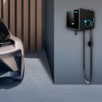 Ocpp 3phase Wall Mounted Fast EV Charger European Standard 22kw With Pillar