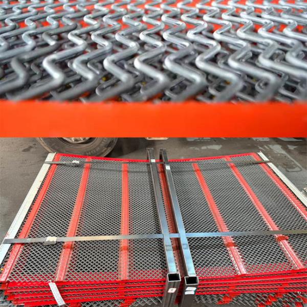 Wear Resistant Woven Crimped Self Cleaning Screen Mesh Manganese Steel And