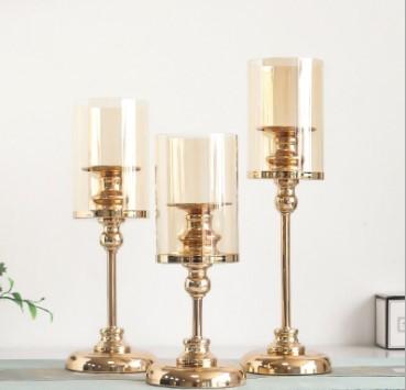 Buy cheap Aluminium Candle Holder Stand , Round Curved Nordic Candlestick from wholesalers