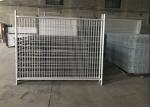 Construction Site Removable 2.1m High Temporary Metal Fencing Panels Hot Dip