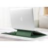 Buy cheap High Standard 13'' Green PU Multi Purpose Laptop Sleeve Bags With Zipper Pouch from wholesalers