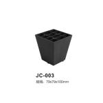 100mm high factory price plastic sofa feet gold supplier for plastic furniture