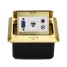 Buy cheap VGA RJ45 Audio Multimedia Combination Pop Up Brass Floor Sockets Ground Outlet Box Waterproof from wholesalers