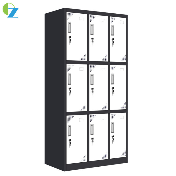 Knocked Down Cam lock Metal Locker cabinet Colorful 1850mm Height