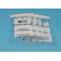 Buy cheap 95kPa Specimen Transport Bag , Biohazard packaging Bag can Custom Print product