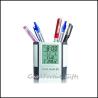 Buy cheap Personalized pen holder paper clip organizer with alarm clock for business gift from wholesalers