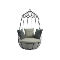 Buy cheap 39.76'' X 65.75''H Outdoor Iron Ceiling Hanging Swing Chair product