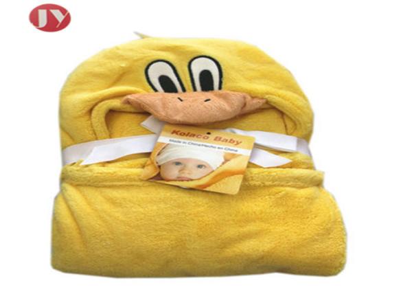 Buy cheap Soft Baby Hooded Blanket Microplush Swaddle Cute Animal Design For Kids from wholesalers