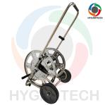 Stainless Steel Trolley Hose Cart With Brass Flow Way And 3/4"NH North American
